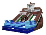 Pirate Ship Inflatable Water Slide (B4009)