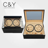 Black Glossy Lacquering Wood Watch Winder
