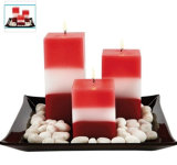 Square Layer Effect Pillar Candles
