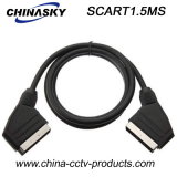 Nickle-Plated Scart Plug to Scart Plug Cable (SCART1.5MS)