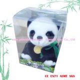 20cm PVC Box Simulation Plush Panda Toys