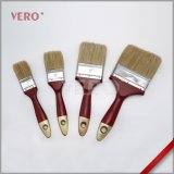 Gold Tip Red Wooden Handle Paintbrush with Filaments (PBW-037)