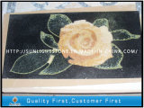 Natural Marble Art Mosaic with Flower Picture for Wall Decoration