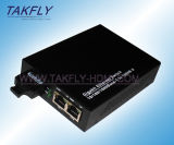 10/100/1000m 1fx 2tp Gigabit Ethernet Switch/Fiber Optic Media Converter