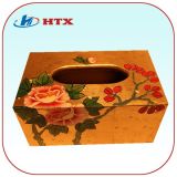 High End Wooden Packaging Box for Tissue with Special Design
