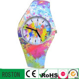 2014 Latest Waterproof Plastic Promotion Watches for Girls
