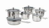 12PCS Stainless Steel Cookware Set (MSF-3101)