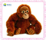 Long Plush Brown Orangutan Stuffed Forest Animals Toy