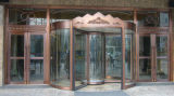 Automatic Revolving Door, 3-Wing, Lenze Motor, Aluminum Frame Stainless Steel Cladding