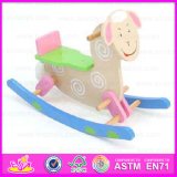 2015 Best Quality Kid Riding Wooden Rocking Horse Toy, Children Rocking Horse, Baby Toy Ride on Animal Toy Wooden Rocking Wjy-8006