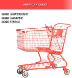 Plasic America Spraying Shopping Hand Trolley/Cart for Store/