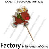 Christmas Flag Toothpicks, Cupcake Toppers Sticks