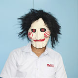 Jig Saw Mask& Jigsaw & Scary Halloween Mask & Latex Mask for Party