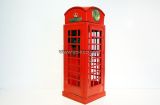 Antique Decoration - 1920 Red London Telephone Booth Model (JL532R) 