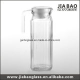 Clear Glass Pitcher with Cover