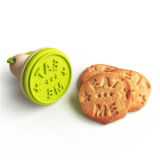 2015 Silicone Cookie Stamper with Wooden Handle (CC-05)