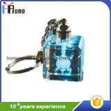 Laser Crystal Key Chain with LED Light