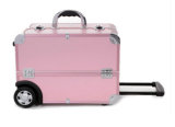Pink Storage Case Make up Case High Quality Trolley