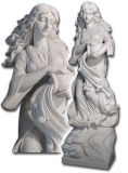 Marble Statue / Marble Stone Carving / Marble Sculptures - Lady With Pitcher
