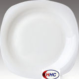 Opal Glassware Square Dinner Plate8.5'' 11.5''