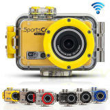 Gold Color Gopro WiFi Full HD 1920X1080p Sport Camera Sp19