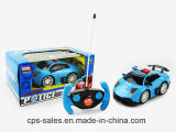 New Plastic 4 Channels RC Model Car, Police Car