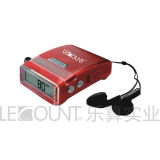 Solar Power Radio Pedometer with FM Scan Radio and Earphone (PD1070)
