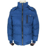Bule with Hood, Man Leather Jacket, Outdoor Jacket, Winter Jacket