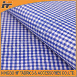 High Fashion Blue Polyester Check Fabric