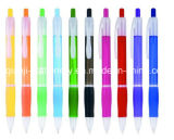 Plastic Slim Transparent Ball Pen for Promotion (P3009C)