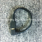 Micro USB 90 Degree Right Angled Male to Female Extension Cable