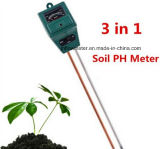 3 in 1 Plant Flowers Soil pH Tester Moisture Measuring Humidity Hydroponics Analyzer pH Meter