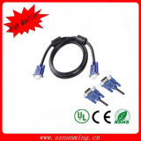 VGA Male to Male Computer Connection Video Cable - Black + Blue