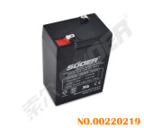 Suoer Power Battery 6V 4.5ah Battery Storage Battery with High Quality