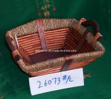 Pretty Wicker Catering Basket (26073 #)