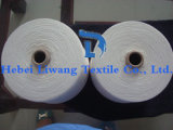 100% Polyester Spun Yarn 45s Raw White Single Yarn