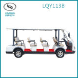 CE Electric Car Shuttle Bus 11 Seats with Gearbox and Power-Assisted Steering (LQY113BN)