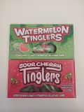 Tinglers Sour Gummy Candy with Sour Cherry and Watermelon Flavor