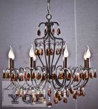 Iron Chandelier/ (YQF217777DR) /Crystal Chandelier