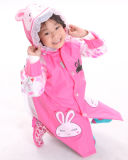 Cute Kids Rabbit PVC Raincoat