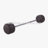 Gym Accessory/Free Weight/Fixed Straight Rubber Barbell/Fitness (LD-117)