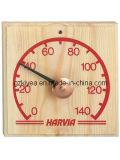 Sauna Room Thermometer with Touch Clock Needle