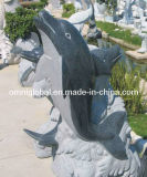 Dophin Granite Stone Sculpture