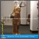 White/Beige/Gold Marble Statue/Sculpture, Stone Carving