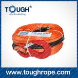 Orange Red Color Synthetic Winch Rope Abrasion Guard Synthetic Winch Rope Accessories