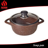 Aluminum Pan Marble Desing Nonstick Soup Pan Saucepan Cookware
