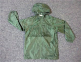 Polyester Windbreaker Outdoor Sports Jacket with AC Coating