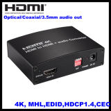 HDMI Audio Extractor, HDMI to HDMI+Audio Converter, Support Edid, Mhl, 4k