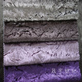 Super Soft Velvet Crumple Shiny Polyester Fabric