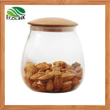 Glass Sealed Food Storage Jar with Bamboo Lid